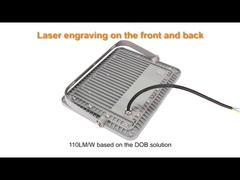 BK02 KCD Luz de inundação LED de alta luminosidade exterior com interruptor de controle de cores
