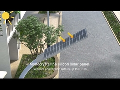 TR08 Luminária Solar de Rua Tudo-em-Um 100w 200w 300w Carcaça de Alumínio IP65 Alto Brilho