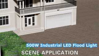 Holofote LED GK-E AC, lâmpada LED de marca de alto lúmen, IP65 à prova d'água, tampa de vidro removível
