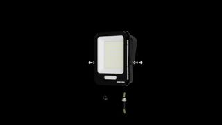 Holofote LED AC de liga de alumínio IK03-E2, LED de marca de alto lúmen, IP65 à prova d'água, fácil instalação