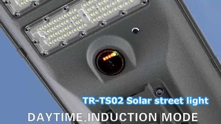 TR-TS02 Por que escolher a iluminação pública solar multifuncional? Indução inteligente, de longa duração