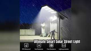 Premium Tudo em Um Poste Solar Iluminação Externa Inteligente