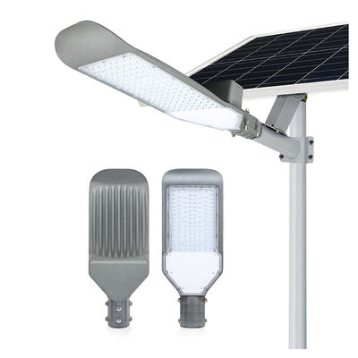 Outdoor Slim Aluminum Solar Street Light 100 Watts Super Bright With Lithium Battery