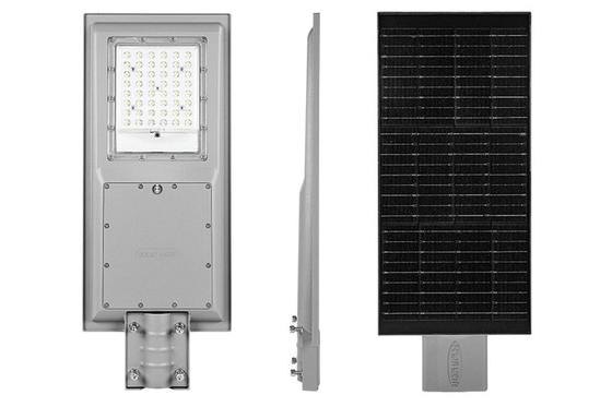 100W Solar Powered LED Street Lights ABS Housing SMD 2835 LED Chip 7000lm All In One