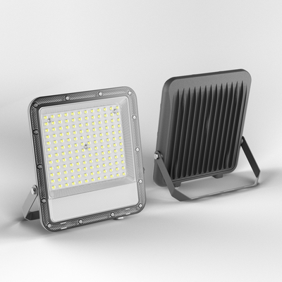 100W 10.000LM LED Flood Light com Lente de Precisão - Super Bright Spotlight,Colour Grey IP65 Waterproof,New 2025 Modelo para uso externo