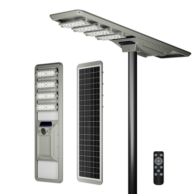 TR-VS A lâmpada de rua integrada solar tem um ângulo de luz ajustável, brilho luminoso elevado, resistência à água ip65 e não é fácil de danificar, pode ser equipada com um comando remoto