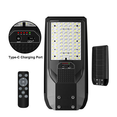 Luminária de Rua LED Solar Tudo-em-Um TR-CS de Alto Brilho com Carregador Tipo C e Resistência à Água IP65