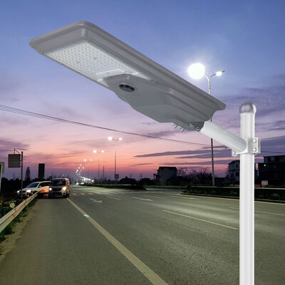 IP65 Bateria de lítio 100w 300w 500w All in One Solar Street Light para uso em estradas externas