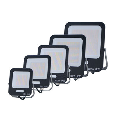 Capa ultra fina de alumínio IP66 resistente à água Luz de inundação LED para iluminação esportiva ao ar livre